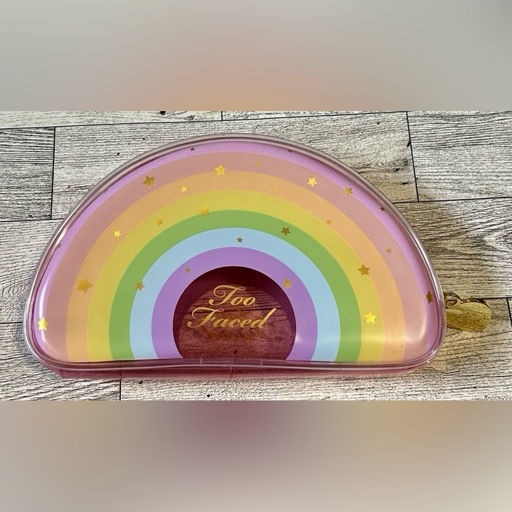 Too Faced Life's A Festival Rainbow Makeup Bag -Limited Edition